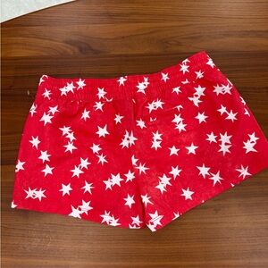 Hurley Red Star-Print Athletic Shorts